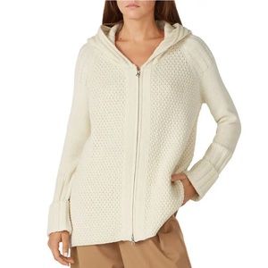 Victor Alfaro Zip Up Hooded Sweater NWT
